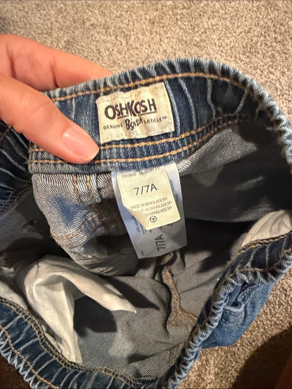 OshKosh B'gosh Pull-On Denim Shorts - Blue